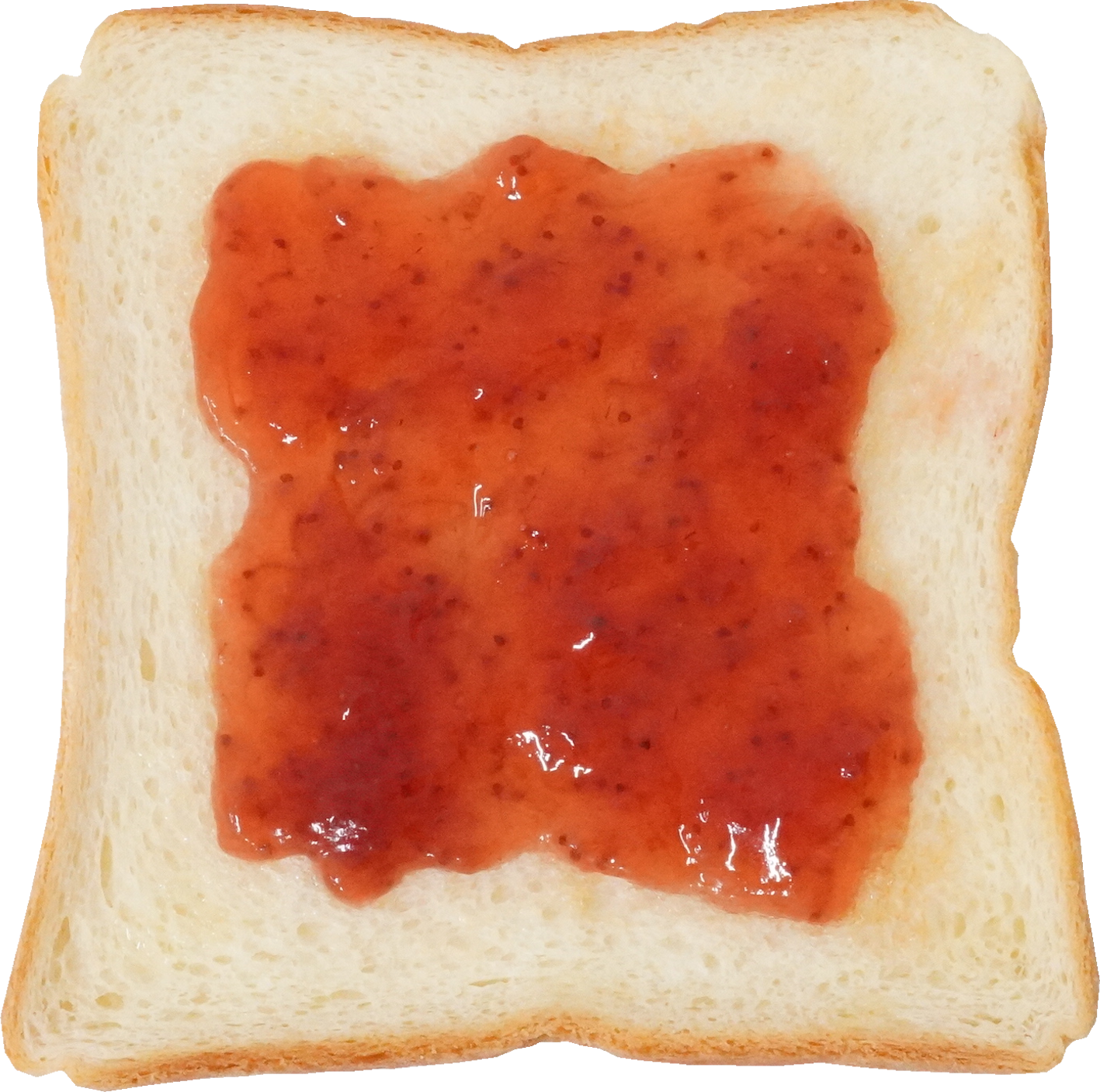 ジャムトースト｜商用可フリー画像・背景透過