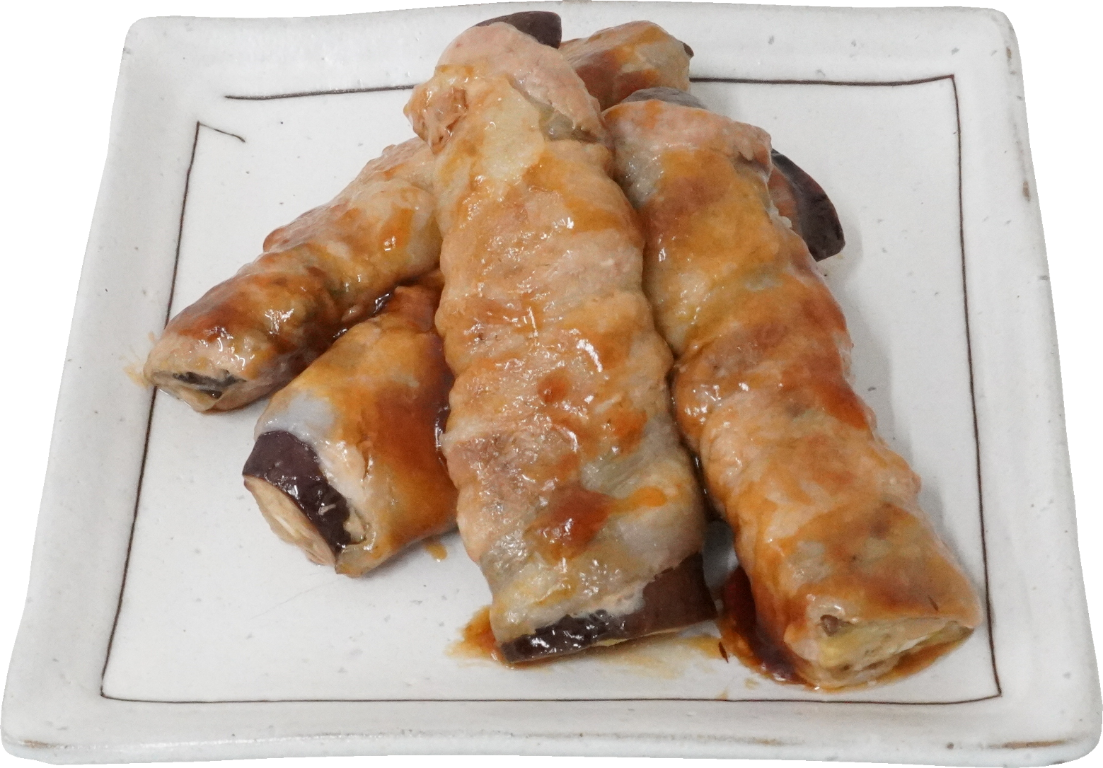 なすの肉巻き｜商用可フリー画像・背景透過