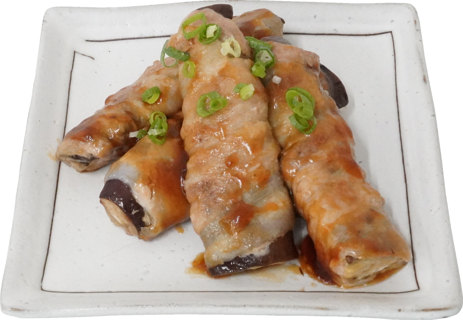 なすの肉巻き｜商用可フリー画像・背景透過