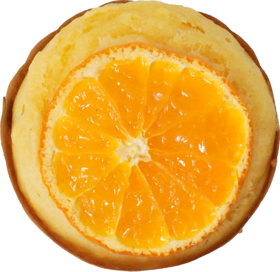 みかんのマフィン｜商用可フリー画像・背景透過