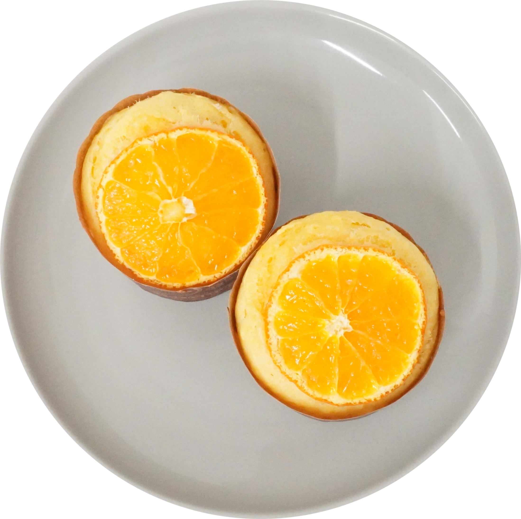 みかんのマフィン｜商用可フリー画像・背景透過