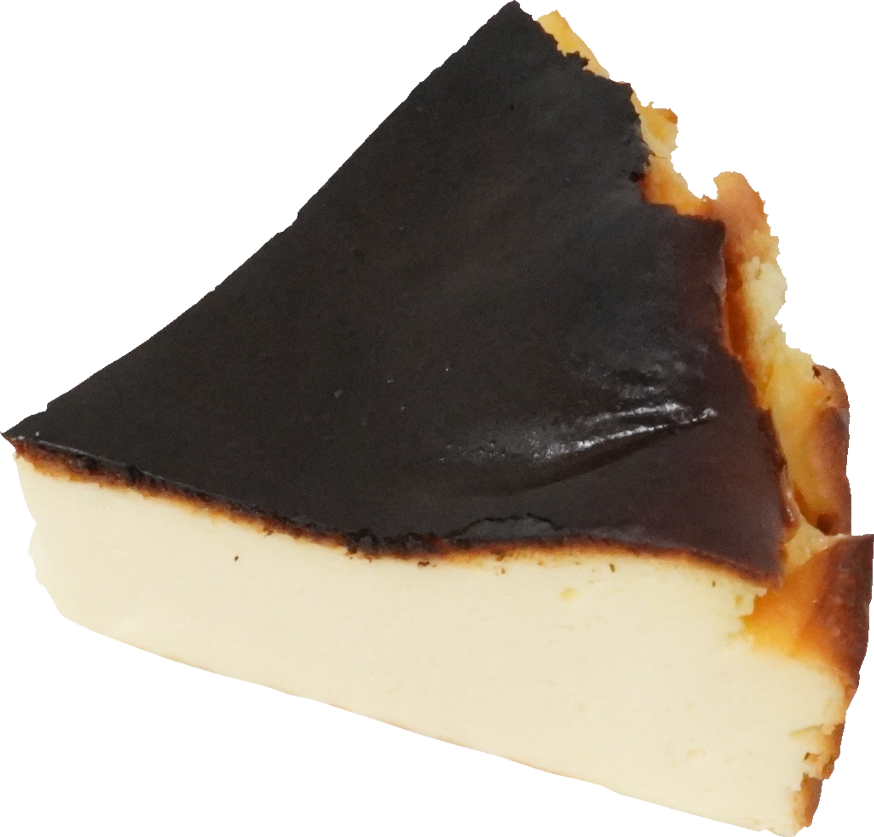 バスクチーズケーキ｜商用可フリー画像・背景透過