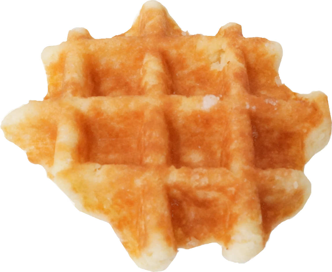 ワッフル（プレーン）｜商用可フリー画像・背景透過