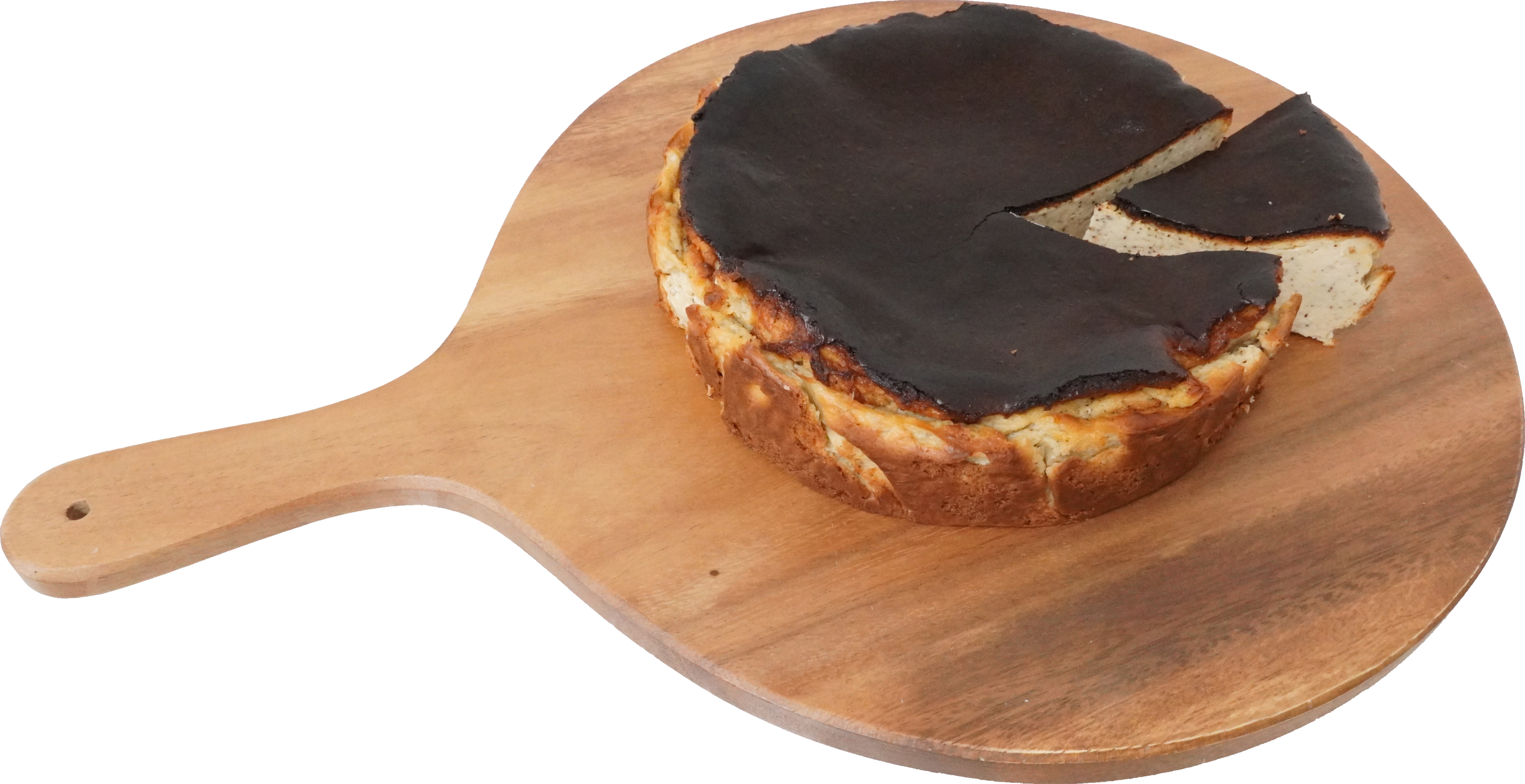 紅茶バスクチーズケーキ｜商用可フリー画像・背景透過