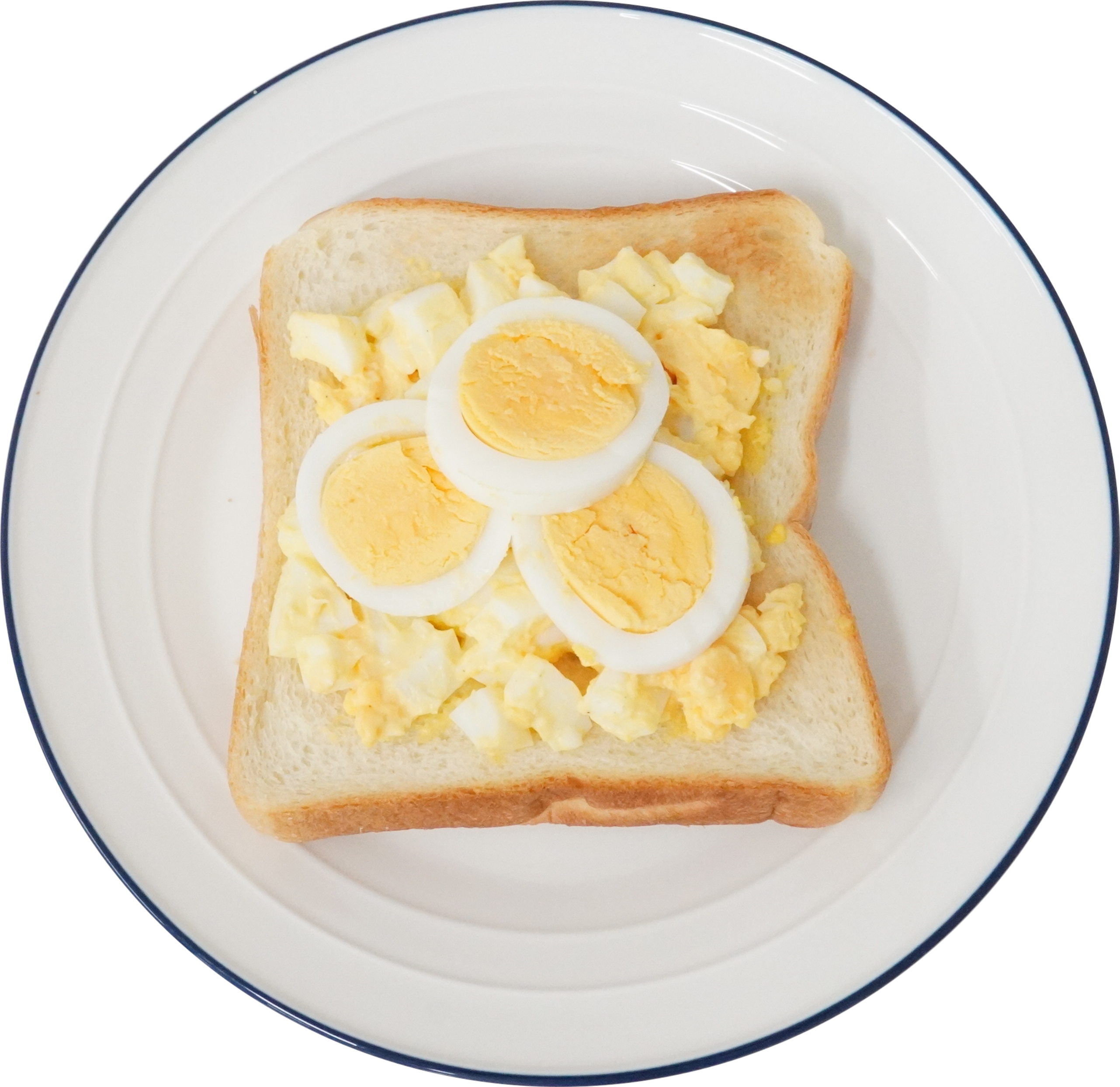 たまごサラダトースト｜商用可フリー画像・背景透過