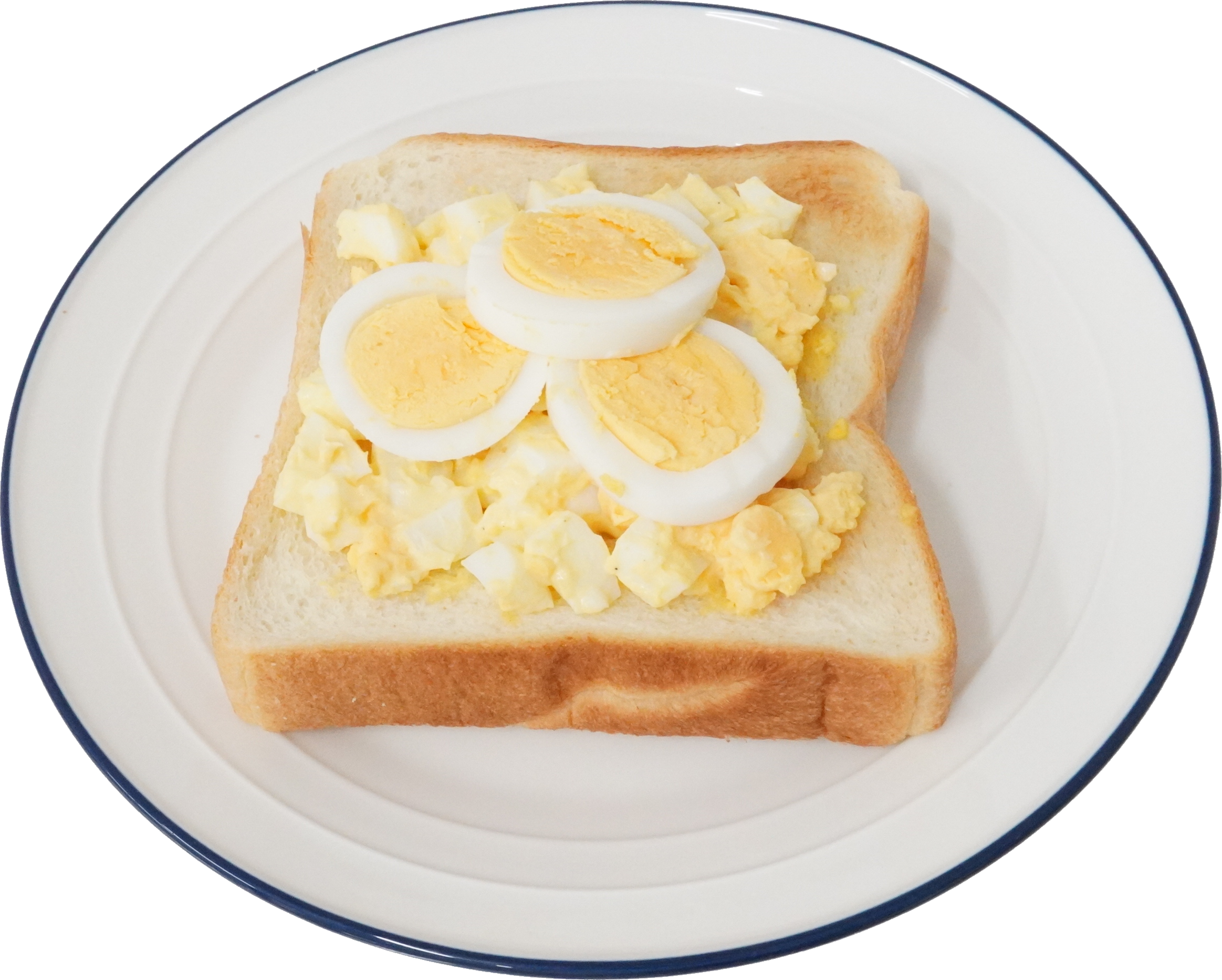 たまごサラダトースト｜商用可フリー画像・背景透過