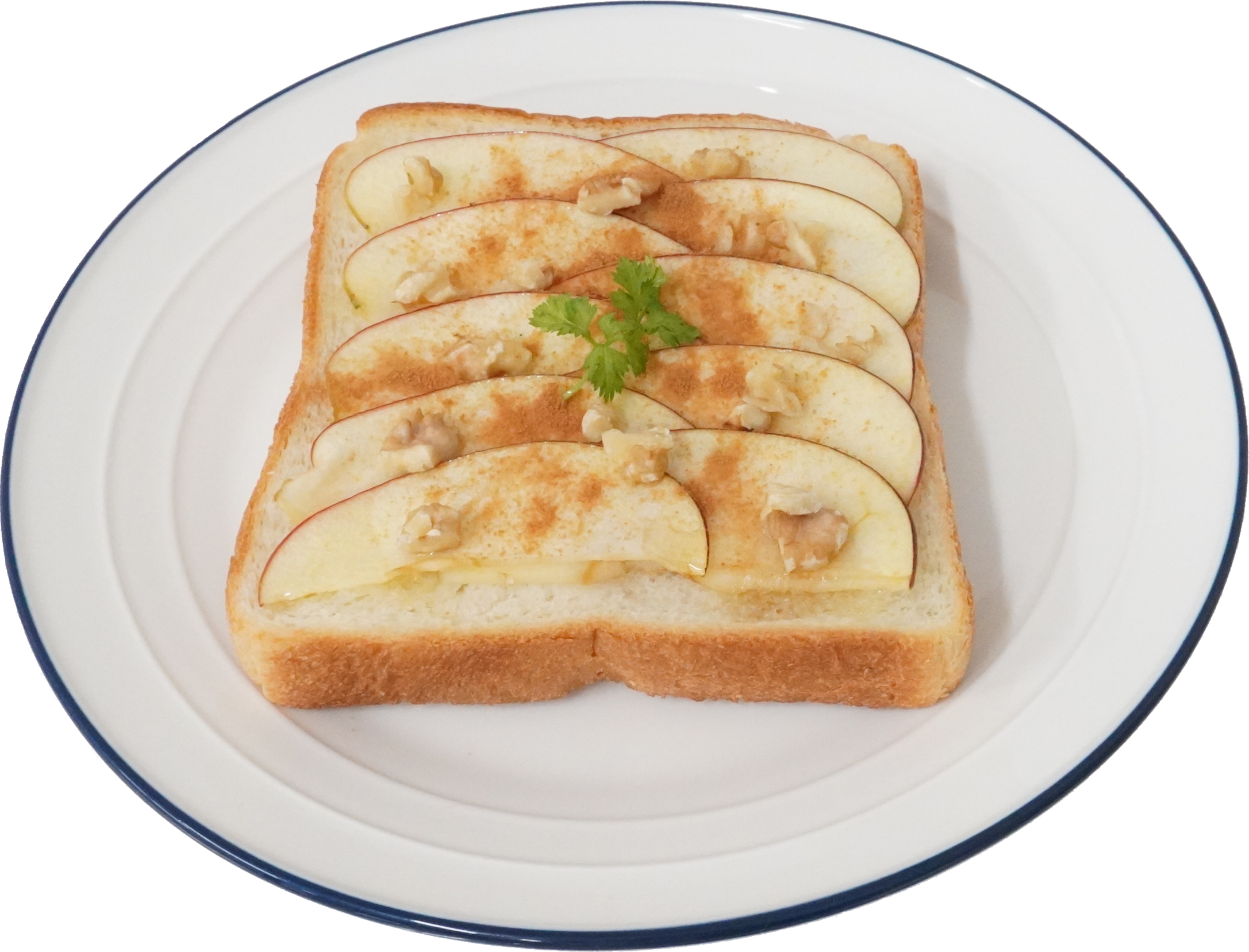 アップルシナモントースト｜商用可フリー画像・背景透過