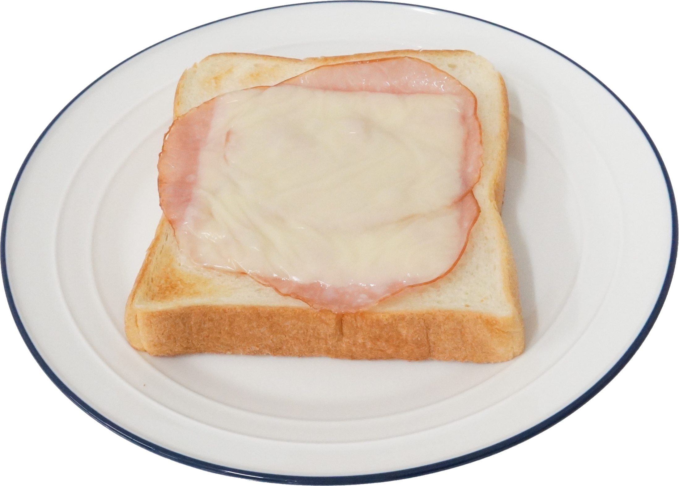ハムチーズトースト｜商用可フリー画像・背景透過