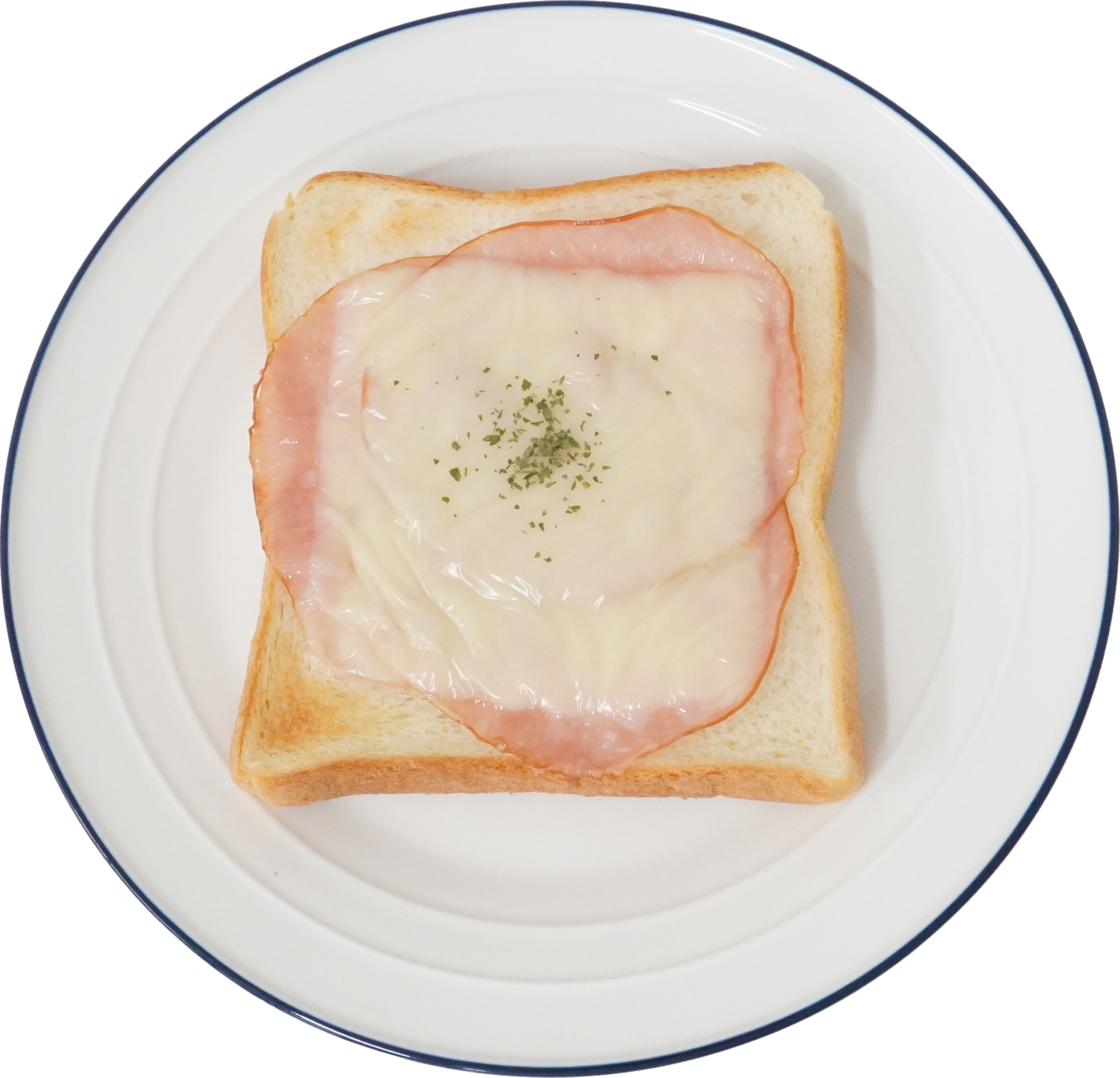 ハムチーズトースト｜商用可フリー画像・背景透過