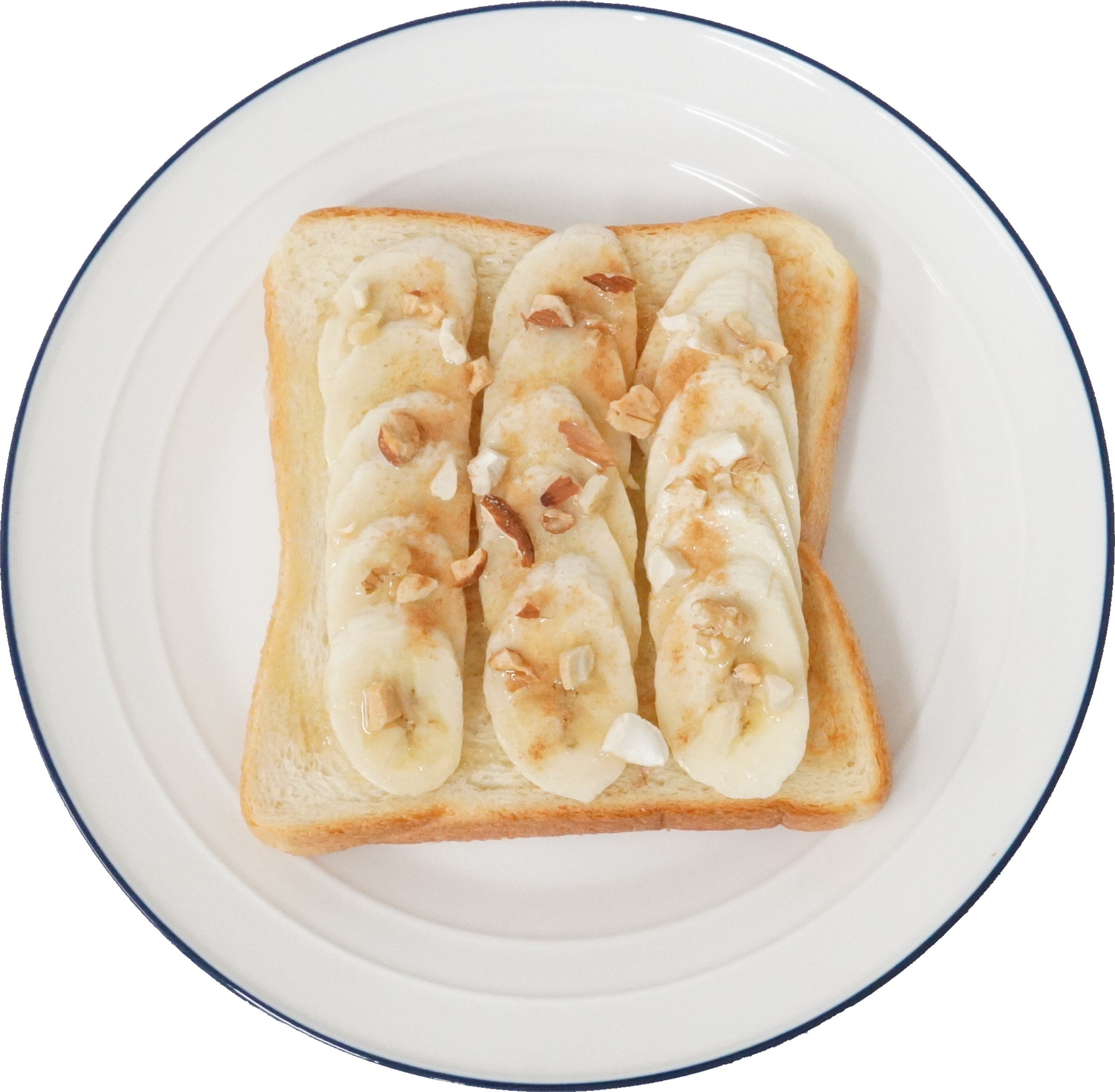 バナナトースト｜商用可フリー画像・背景透過