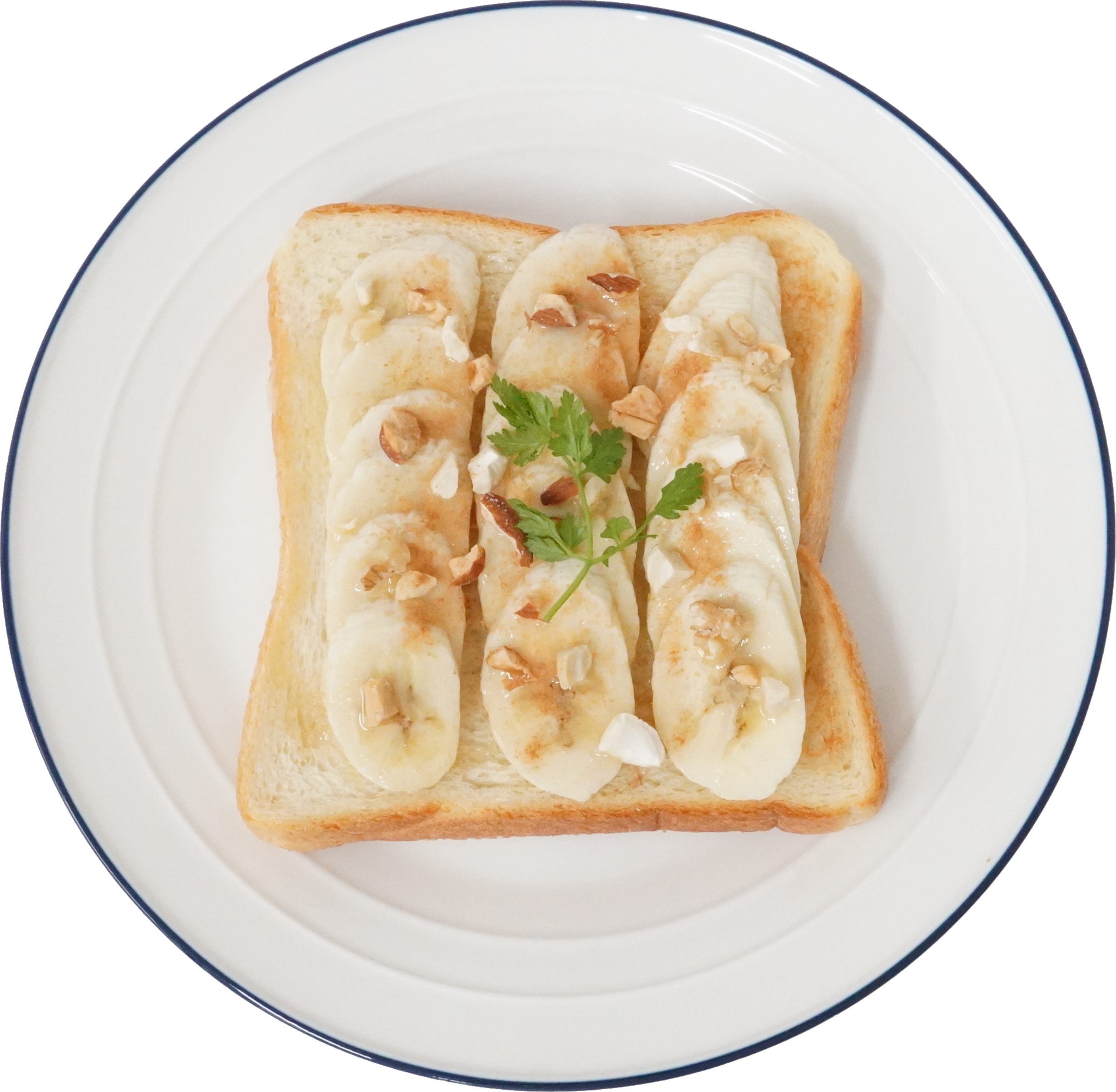 バナナトースト｜商用可フリー画像・背景透過