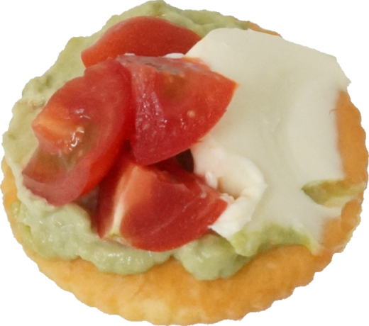 カナッペ（トマトアボカド）｜商用可フリー画像・背景透過