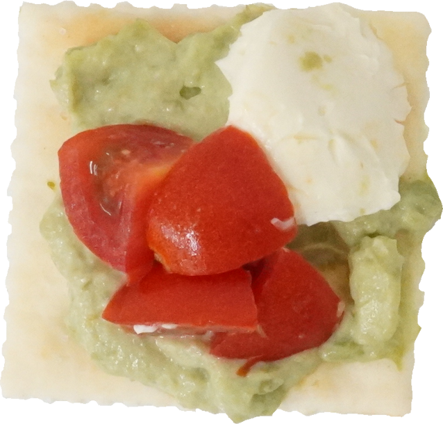 カナッペ（トマトアボカド）｜商用可フリー画像・背景透過