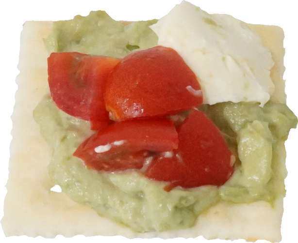 カナッペ（トマトアボカド）｜商用可フリー画像・背景透過