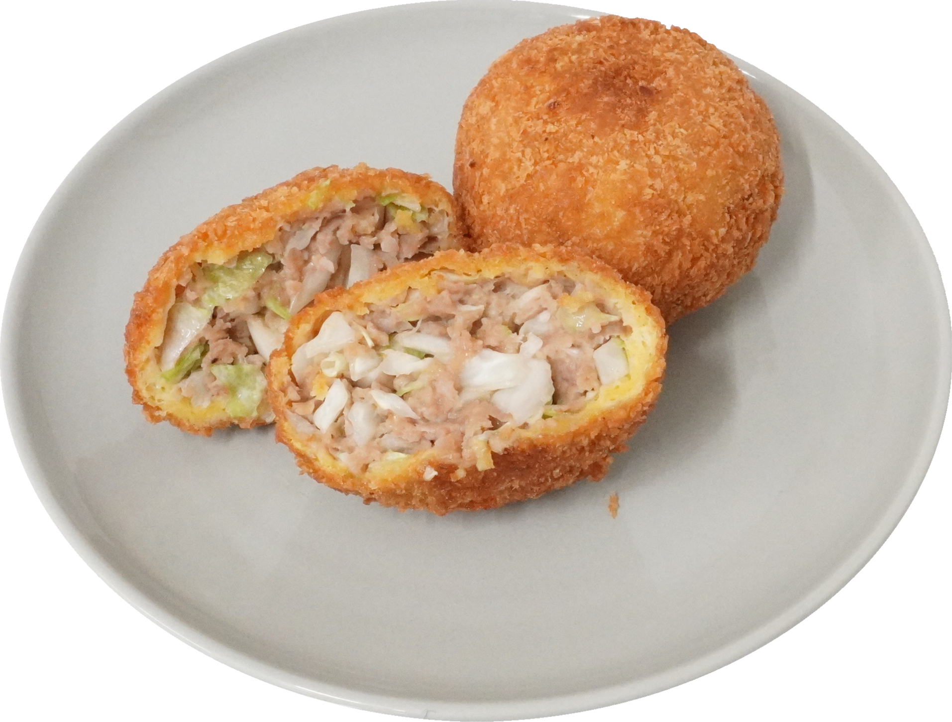 キャベツのメンチカツ｜商用可フリー画像・背景透過