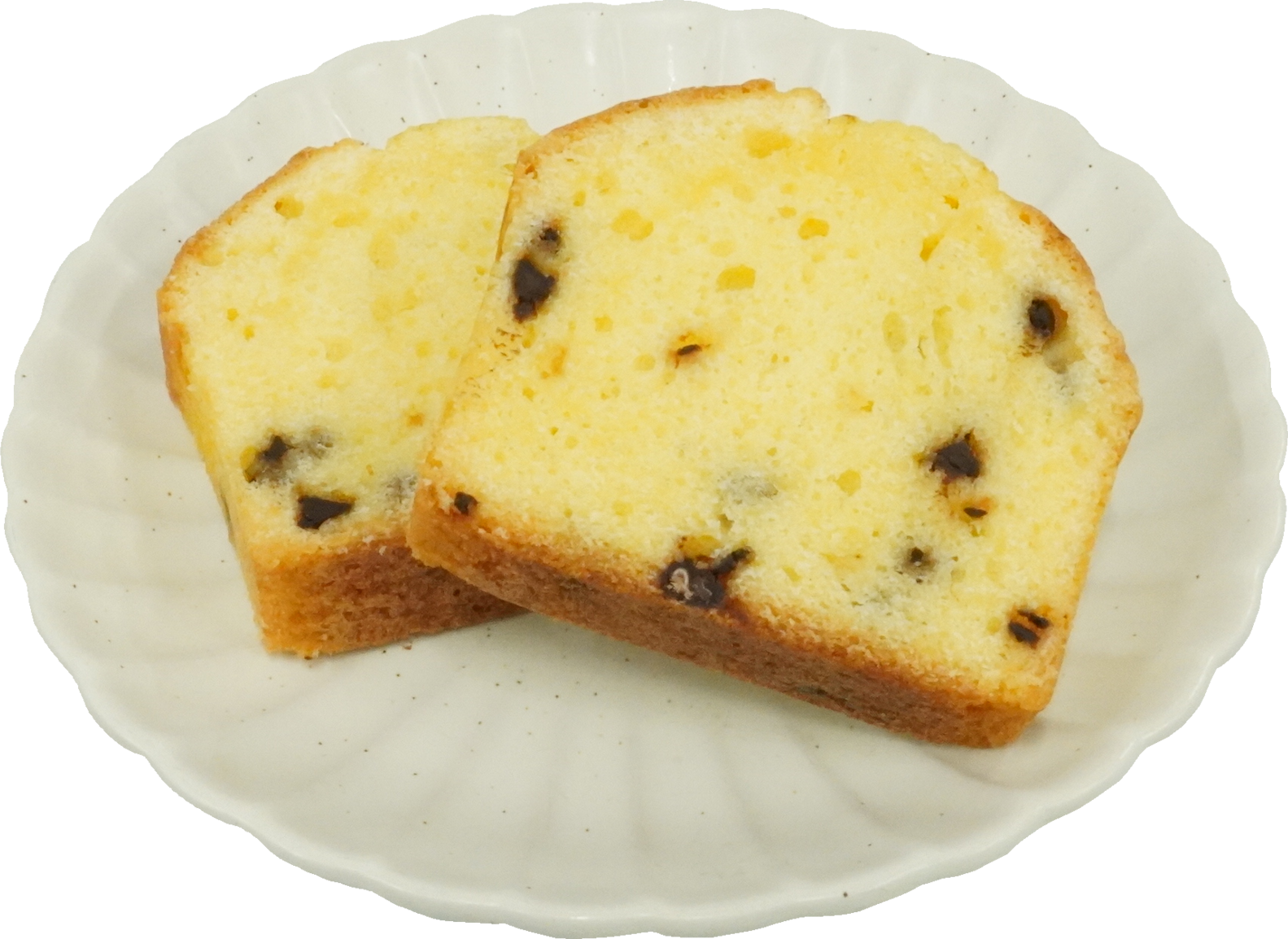 チョコチップパウンドケーキ｜商用可フリー画像・背景透過