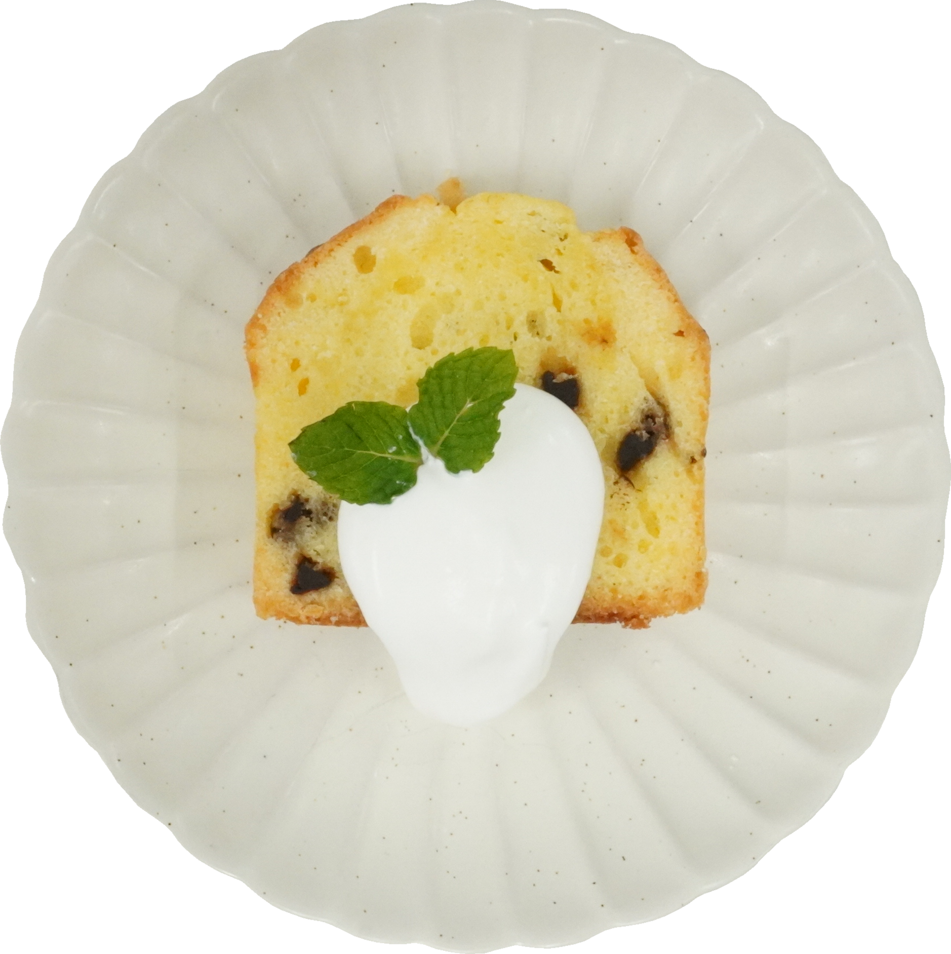 チョコチップパウンドケーキ｜商用可フリー画像・背景透過