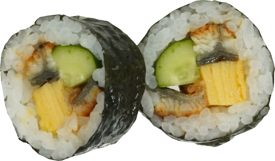 うなぎ巻き｜商用可フリー画像・背景透過