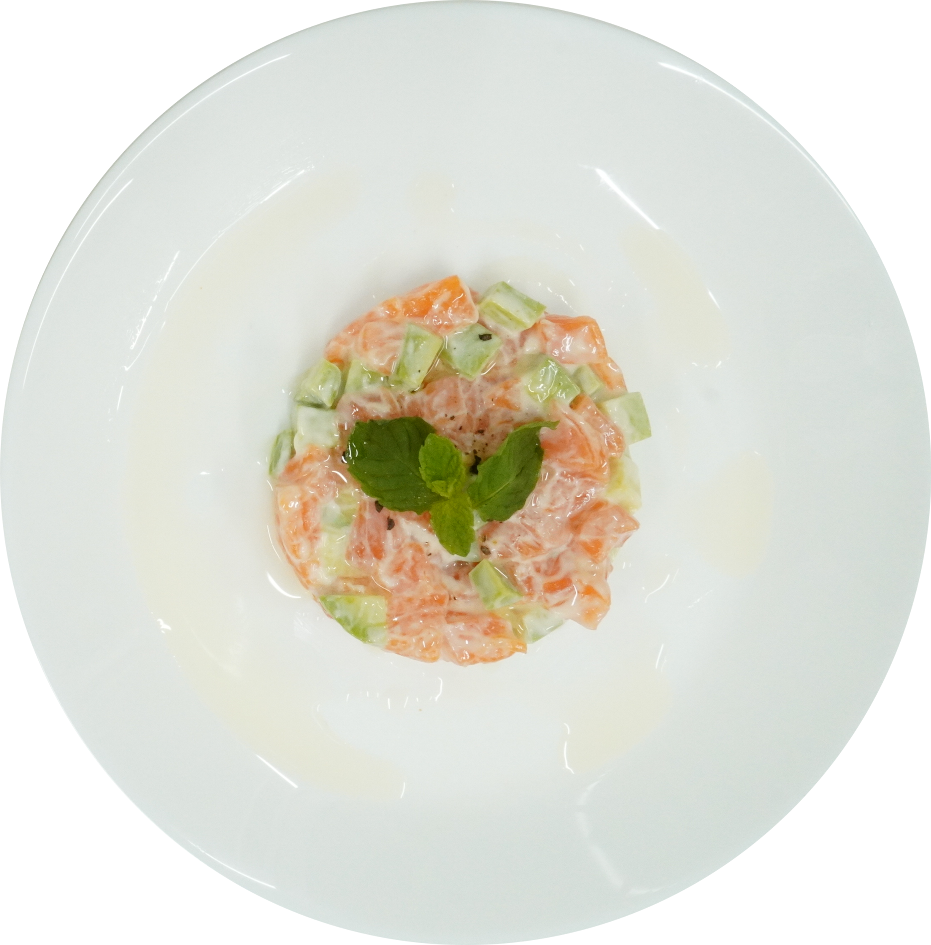 アボカドとサーモンのタルタル｜商用可フリー画像・背景透過