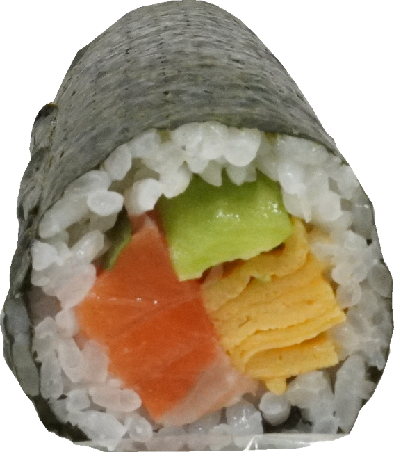 サーモン巻き｜商用可フリー画像・背景透過