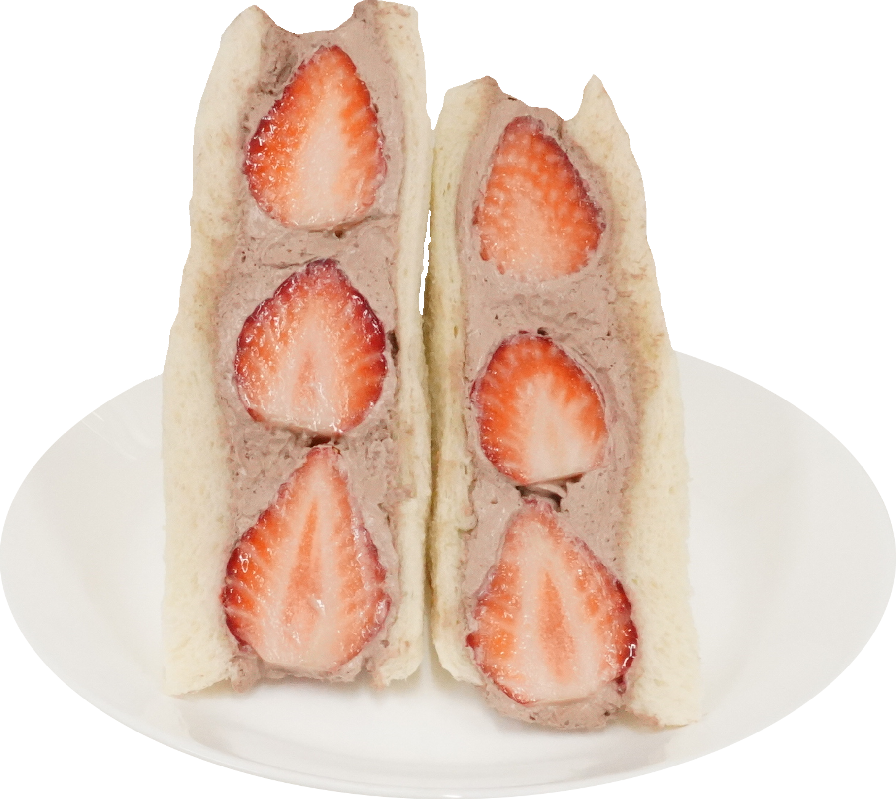 フルーツサンド（いちご）｜商用可フリー画像・背景透過