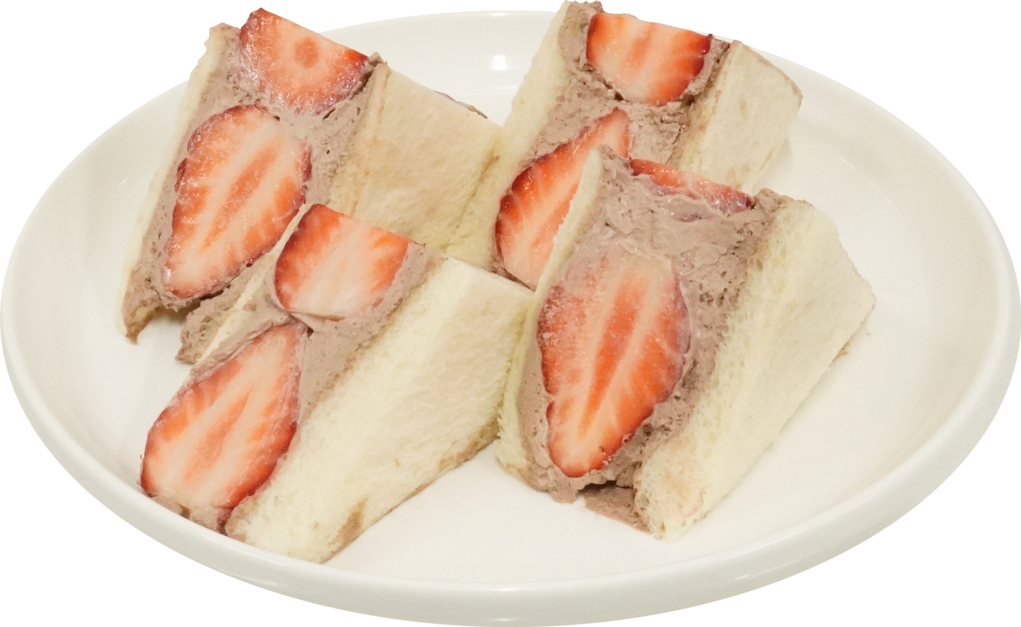 フルーツサンド（いちご）｜商用可フリー画像・背景透過