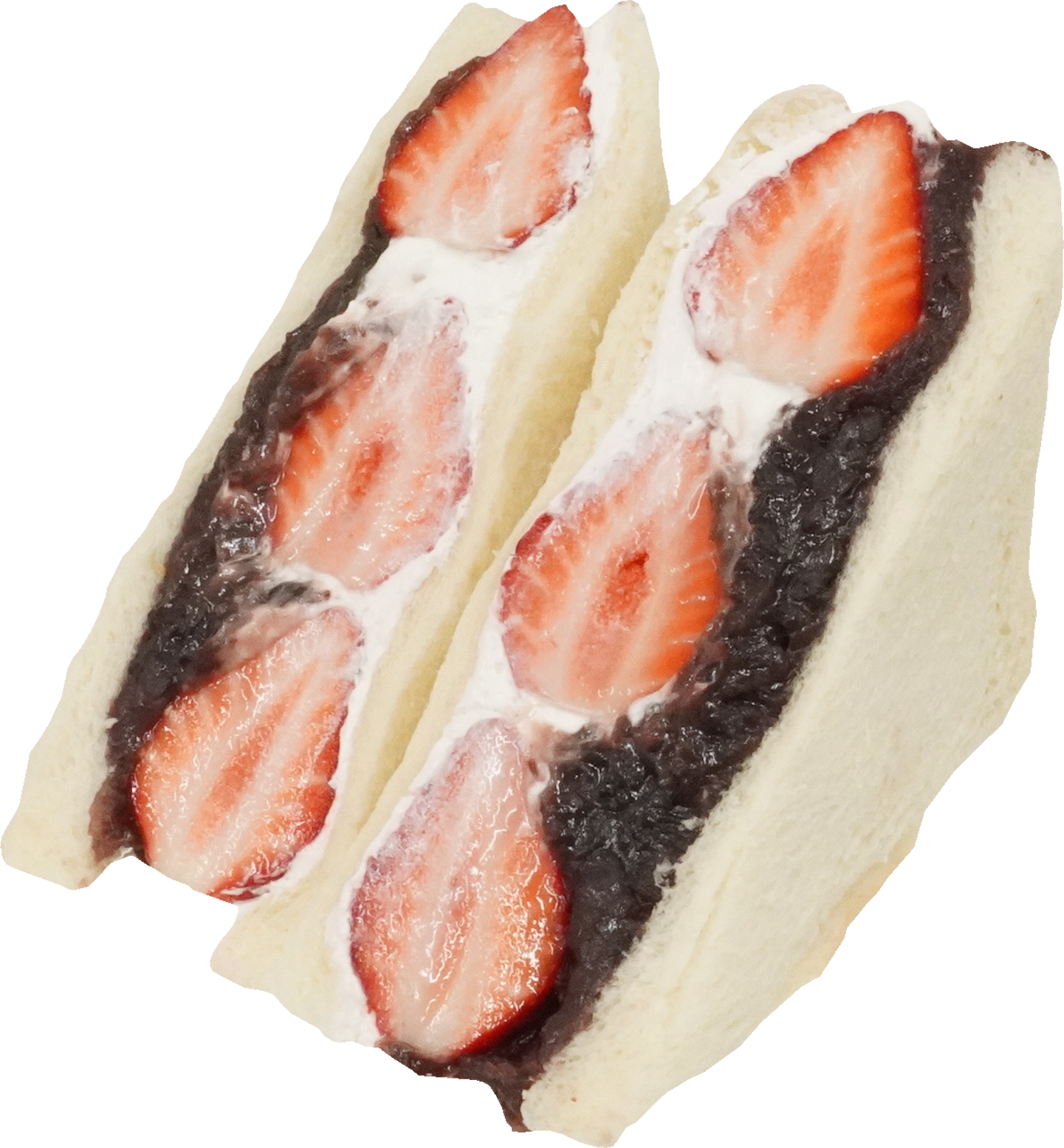 フルーツサンド（いちご）｜商用可フリー画像・背景透過