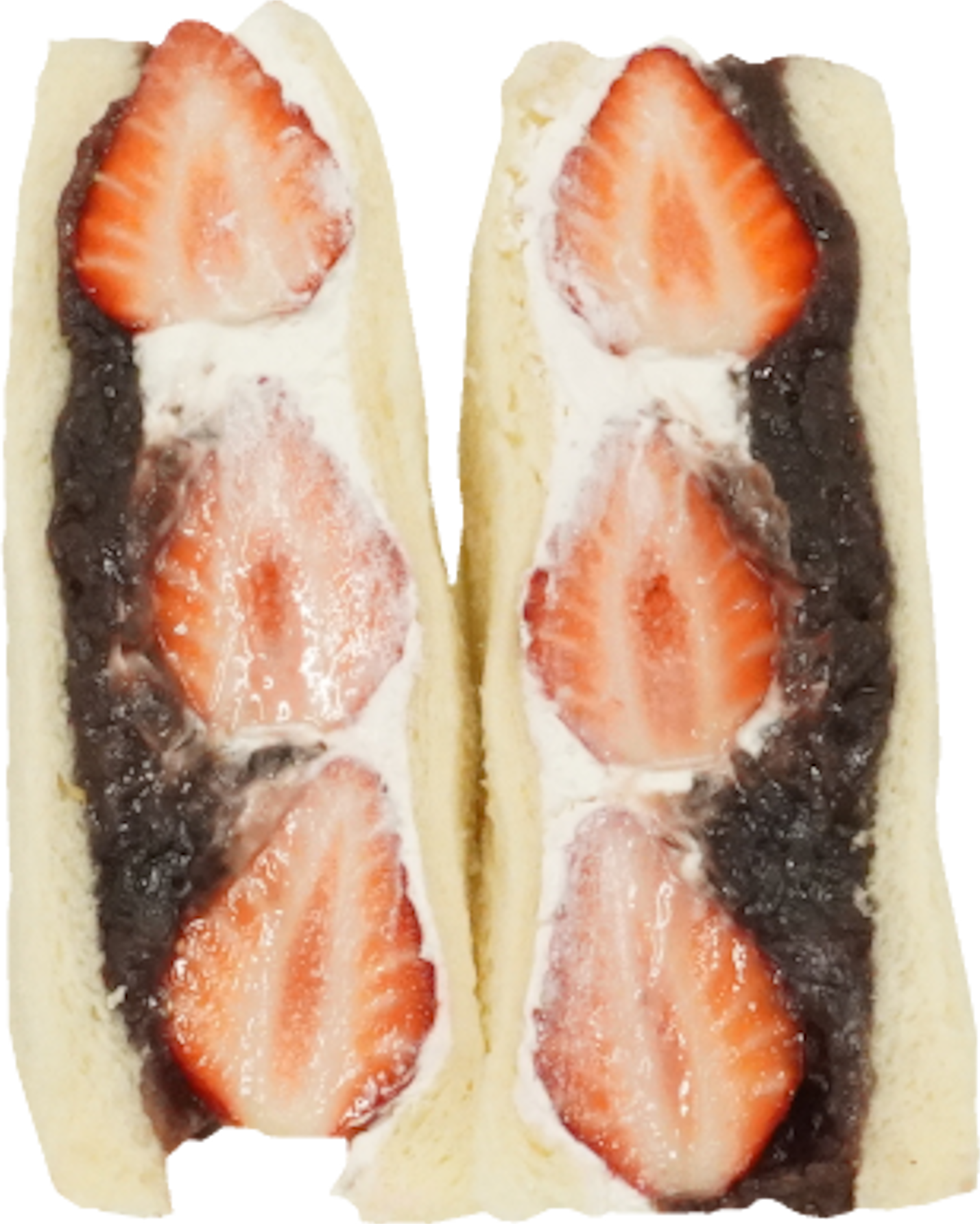 フルーツサンド（いちご）｜商用可フリー画像・背景透過