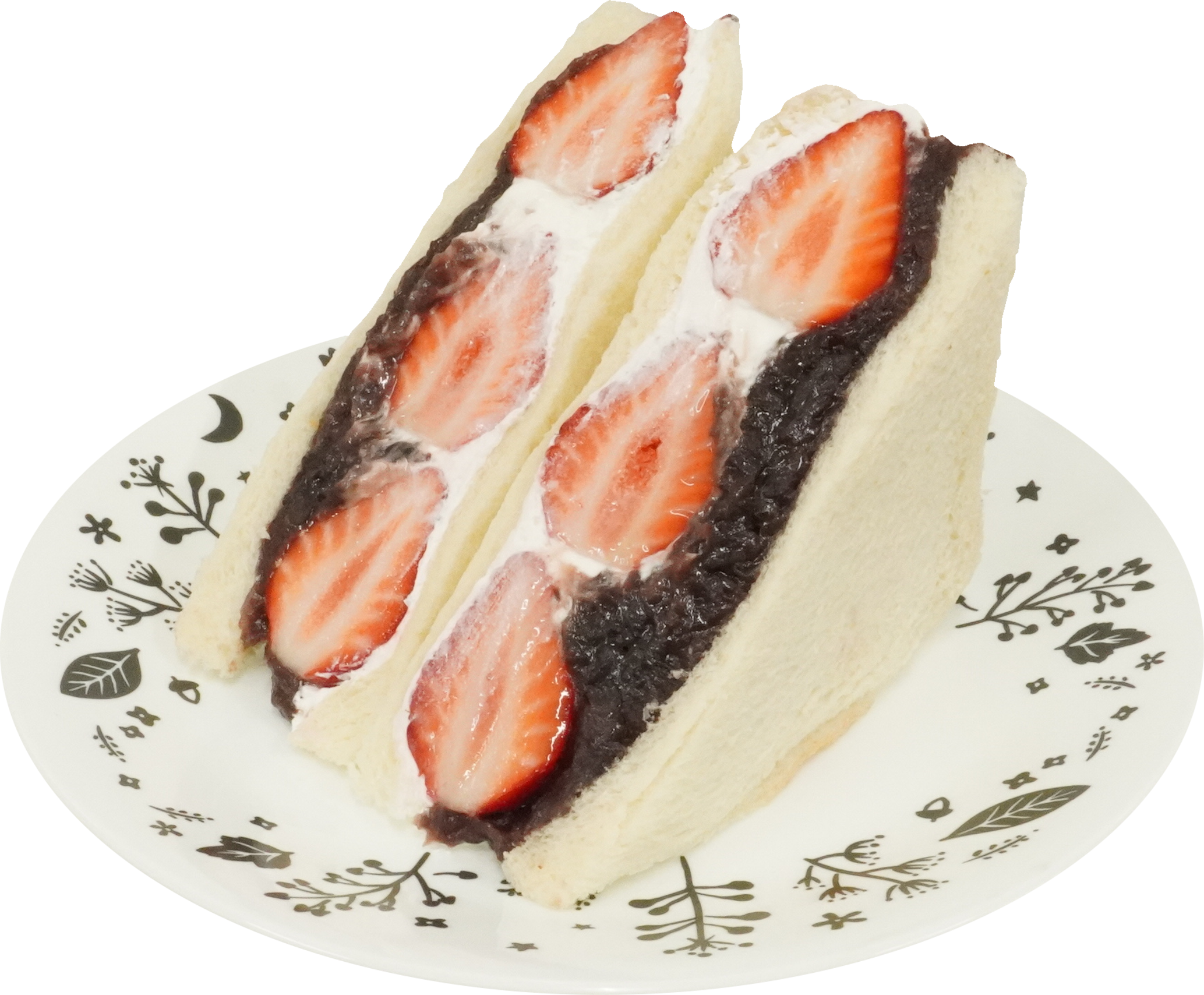 フルーツサンド（いちご）｜商用可フリー画像・背景透過