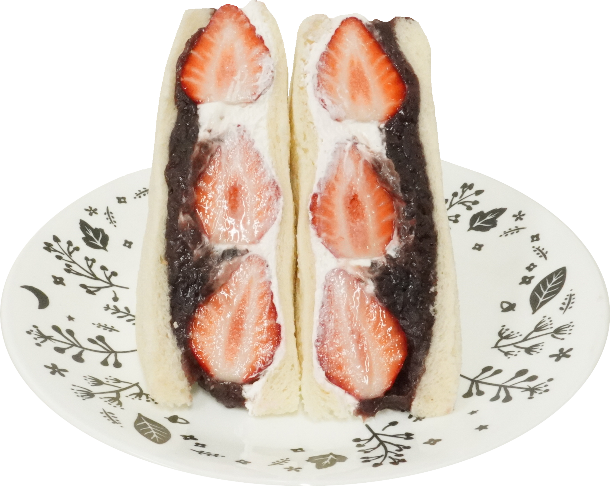 フルーツサンド（いちご）｜商用可フリー画像・背景透過