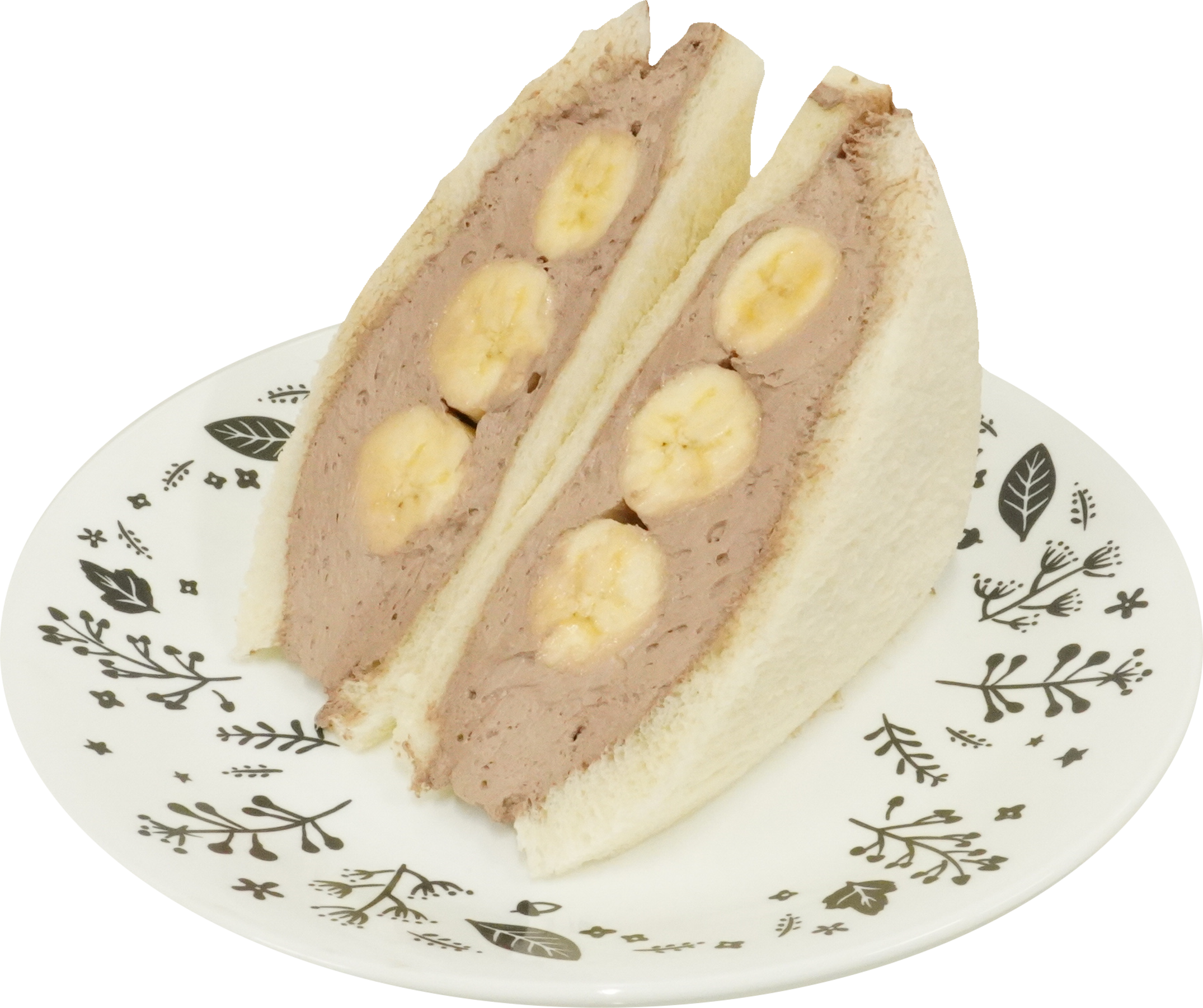 フルーツサンド（バナナ）｜商用可フリー画像・背景透過