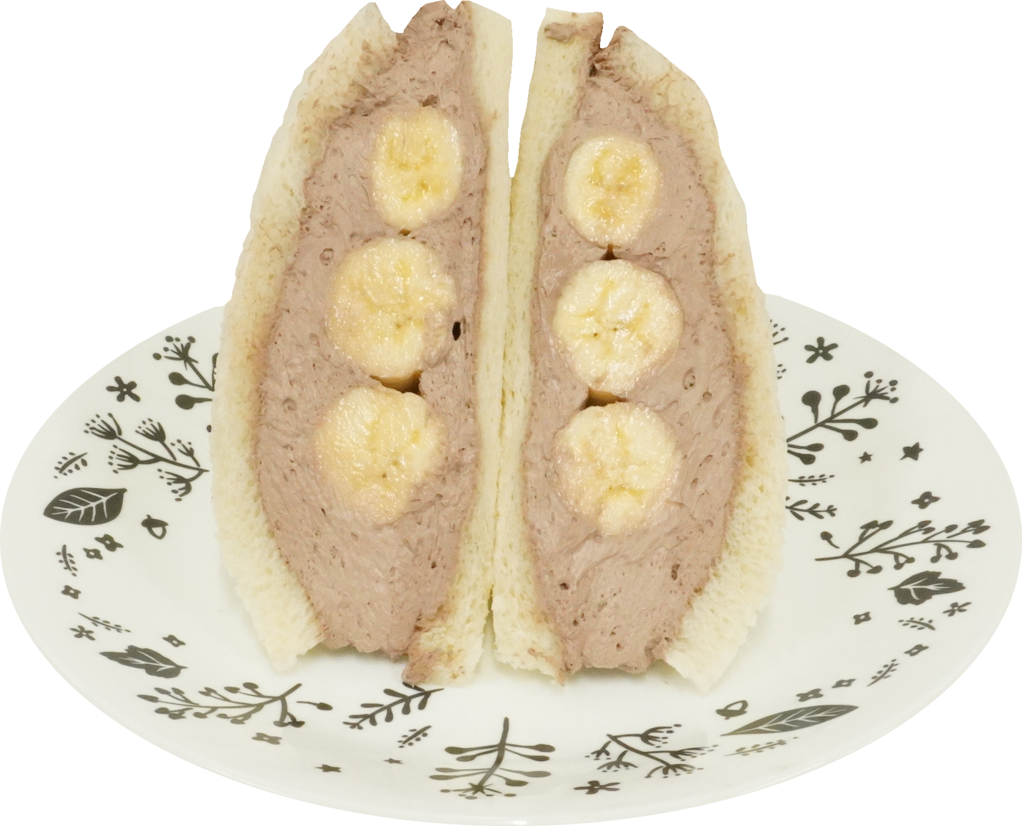 フルーツサンド（バナナ）｜商用可フリー画像・背景透過